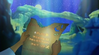 The Main Menu provides a paucity of listings but a bit of animation.