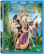 Tangled Blu-ray + DVD Combo cover art