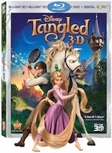 Tangled Blu-ray 3D + Blu-ray + DVD + Digital Copy cover art