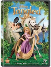 Tangled DVD cover art