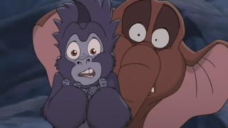 While on the trail to rescue their pal, Terk and Tantor get quite a fright.