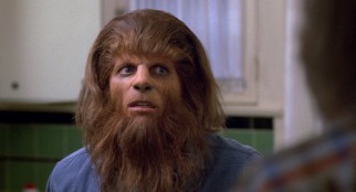 After fleeting teases, Scott Howard (Michael J. Fox) finally goes full werewolf.