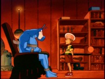 The Tick meets his captor in "Coach Fussell's Lament": a boy who wants to be known as Brainchild. (Tick just calls him Charles.)