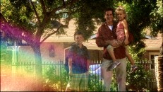 This 21st Century family stops to admire the rainbow in the short "Ever Wonder."