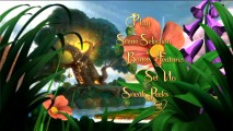 The enchanting Tinker Bell DVD main menu.