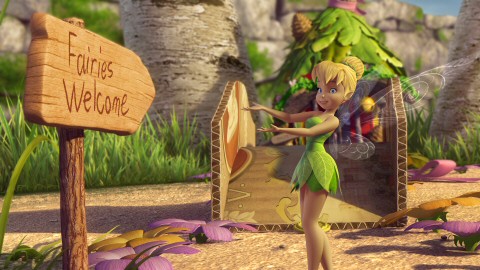 Tinker Bell welcomes fairies in her third direct-to-video adventure, Disney's "Tinker Bell and the Great Fairy Rescue."