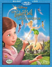 Tinker Bell and the Great Fairy Rescue: Blu-ray + DVD cover art - click to buy combo pack from Amazon.com