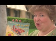 Stacia Martin shows off her favorite version of "Jing-a-Ling", from the Golden Books record.