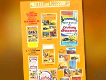 A variety of Posters and Accessories of "The Living Desert" are seen in this guide for exhibitors.