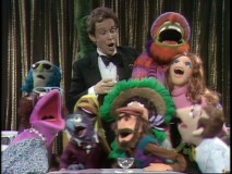 Joel Grey transforms the Muppet Show Theatre into a cabaret, cabaret, cabaret.