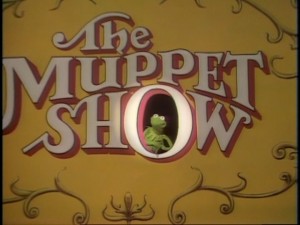 Kermit the Frog appears in the title logo, as he does at the beginning of each episode of "The Muppet Show."