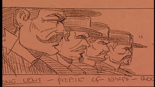 The Directors Original Storyboards show the initial sketches foreseeing the iconic sequence at the O.K. Corral.