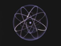 A graphic representation of the atom