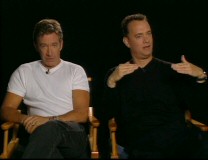 Tim Allen and Tom Hanks banter as to who voices the more awesome character in "Who's the Coolest Toy?"