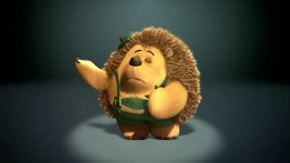 Mr. Pricklepants does his best to stay in character despite the announcer's constant yammering in his character intro.