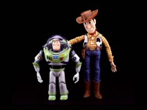 The Toys & Stuff gallery features, among other things, the Woody and Buzz dolls that sold like hotcakes Christmas 1995.