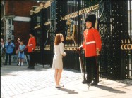 Hallie meets this guard and later the Queen, in this deleted scene.