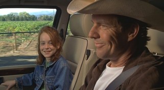 Annie gets to experience wine country with her father (Dennis Quaid).