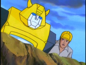 Bumblebee and Spike conveniently wander into the Decepticon camp and overhear plans that are only slightly tweaked from the previous one.