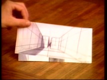 Bill Kroyer shows off light cycle storyboards back in '82 and returns to introduce them in a segment taped for the 2002 DVD.