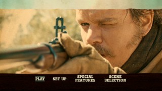 LaBoeuf (Matt Damon) takes aim. You needn't be a sharpshooter to get what you want from the DVD's routine main menu.