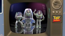 Hidden as an Easter Egg, the Buzz Lightyear TV commercial is presented within the menu's 16 x 9 frame.