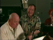 Here is the closest thing we have to Walt Disney these days directing Don Rickles and Estelle Harris, the voices of Mr. and Mrs. Potato Head.