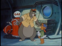 Baloo and Kit oversee a gas station like no other in "For a Fuel Dollars More."