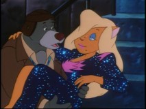 Hello nurse! Baloo saves starlet Kitten Caboodle from a potentially bad accident in the movie-minded "A Star is Torn."