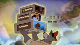 Baloo holds up your choices in Disc 2's Episode Selection menu.