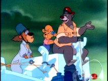 Wildcat, Molly, and Baloo demonstrate how to escape from a Thembrian prison like the fabled Snow Duck.
