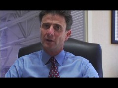 Louisville coach Rick Pitino speaks candidly in one of the disc's several extended interviews.