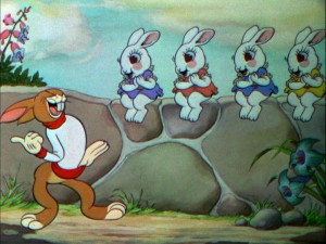 Max Hare chats up the lady spectators.