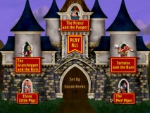 A randomly-arranged castle which makes up the "Timeless Tales: Volume One" Main Menu.