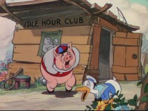 In "The Wise Little Hen", Peter Pig and Donald Duck both complain of bellyaches. Only one of their careers would last beyond 1935. Sorry, Peter.