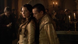 Henry and Anne Boleyn (Natalie Dormer) aren't so good at hiding their feelings from the public.