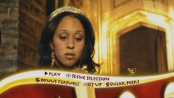 The 16x9 main menu pieces together various clips from "Twitches Too."