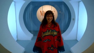 Betty Suarez makes her now-famous first entrance into Mode's halls.