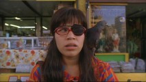 One-eyed Betty has to settle for an accompanying pigeon (not parrot) in "How Betty Got Her Grieve Back."