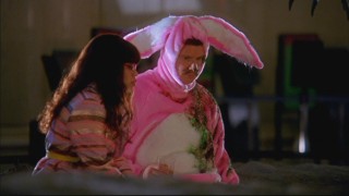Betty (America Ferrera) consoles Daniel (Eric Mabius) after an embarrassing Easter egg hunt fiasco meant to save Mode magazine.