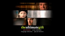 The simple Main Menu opts for the horizontal bar motif of the film's theatrical posters.