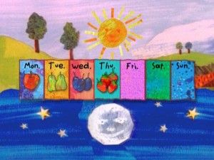 It's a gentle "Game Time" with "Eating Through the Week."