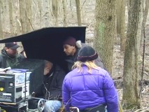 On location footage of production in "Shooting The Village."