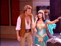 Cleopatra takes in the sights of 1927 New York City in "Cleo and the Babe."