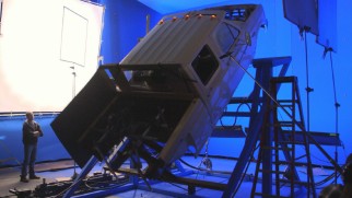 "Spin-Off" shows the hydraulic rig used to the perform and film the opening car flip.
