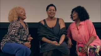 Darlene Love, Lisa Fischer, and Merry Clayton do more than just answer questions in the New York Times Talks Q & A session.