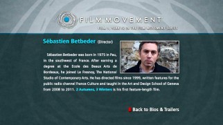 Writer-director Sbastien Betbeder is one of two briefly biographized.