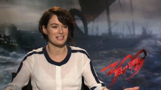 Lena Headey's Queen Gorgo is one of the film's two "Women Warriors" celebrated.