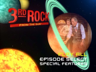 Clips play on rotating planets on each DVD's main menu.