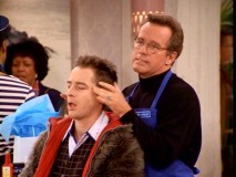 The one and only Phil Hartman gives Harry a scalp massage in "Lonely Dick."